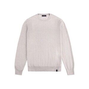 Fay Classic Crew Neck Sweater In Soft Grey Wool - NWT